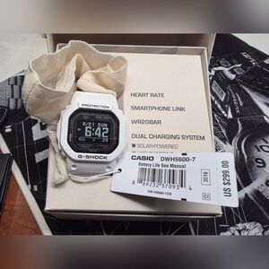 Casio G-Shock White Solar Smartwatch